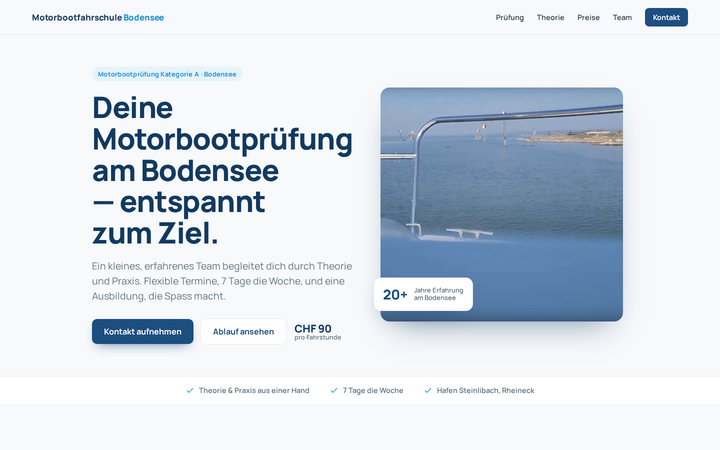 Entwurf 4: Clean modern